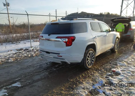 2021 GMC Acadia Awd Denali из США, поврежденный, VIN 1GKKNXLS8MZ108839